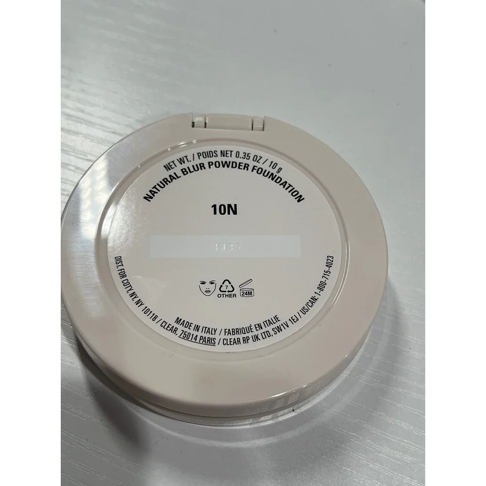 Kylie Cosmetics Natural Blur Powder Foundation 10N Deep Neutral 0.31oz Compact